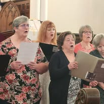 Trinity UMC choir in worship