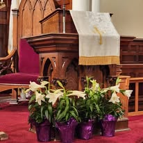 Trinity UMC pulpit
